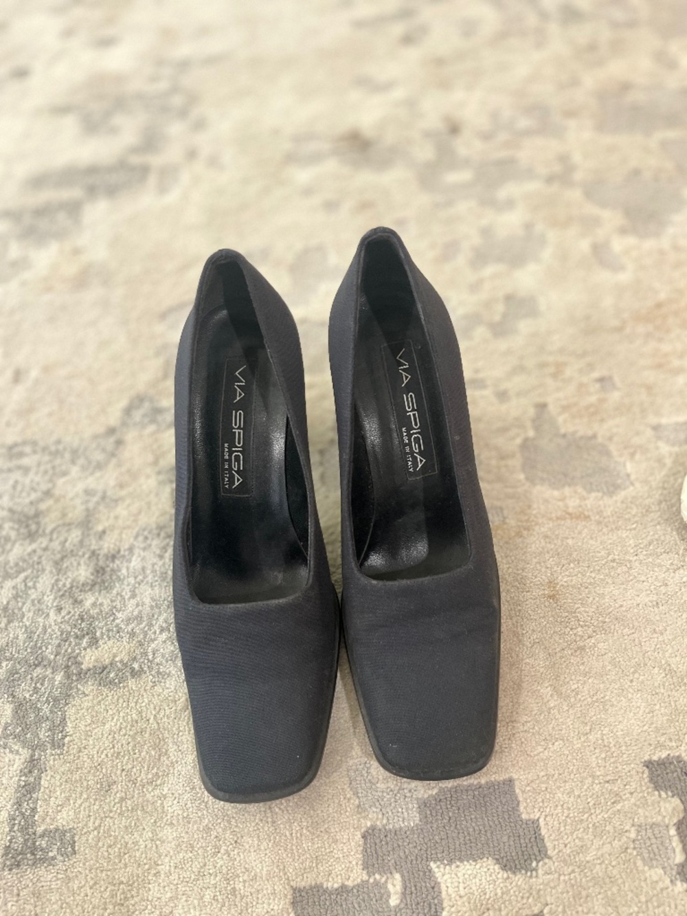 Via Spiga black heels